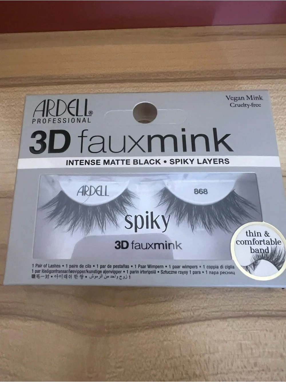 Ardell 3D Faux Mink Spiky Lashes - Intense Matte Black NIB